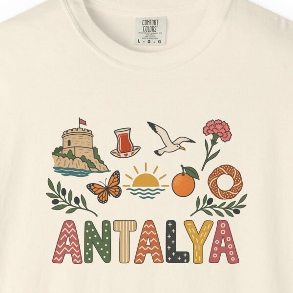 Antalya Tower and Çay Letters Tee