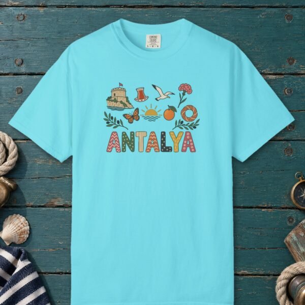 Antalya Tower and Çay Letters Tee