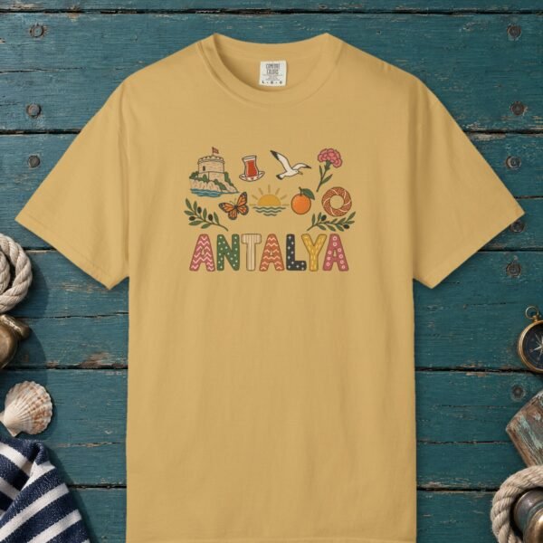 Antalya Tower and Çay Letters Tee