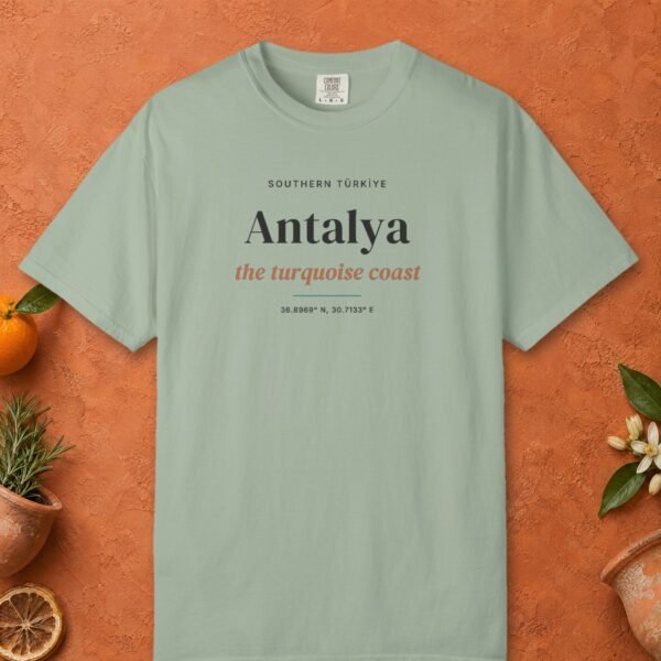 Antalya Turquoise Coast Editorial Tee