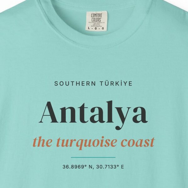 Antalya Turquoise Coast Editorial Tee