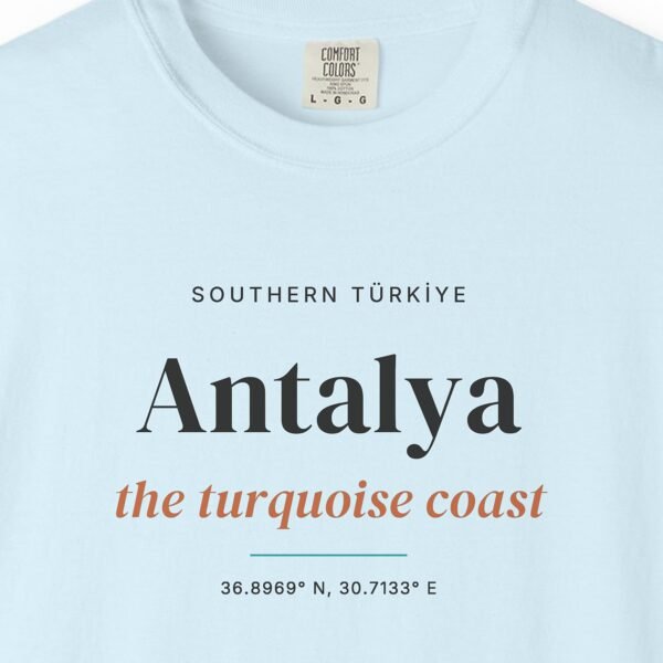 Antalya Turquoise Coast Editorial Tee