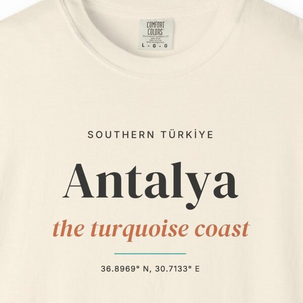Antalya Turquoise Coast Editorial Tee