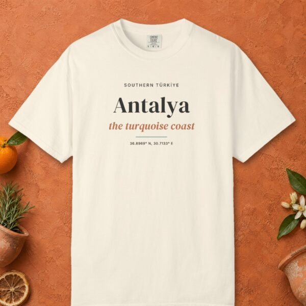 Antalya Turquoise Coast Editorial Tee