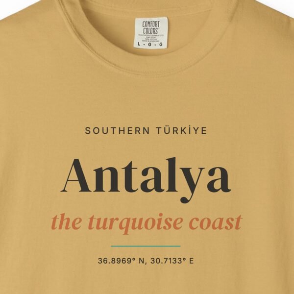 Antalya Turquoise Coast Editorial Tee