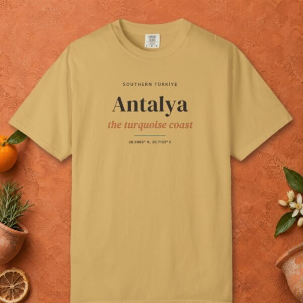 Antalya Turquoise Coast Editorial Tee