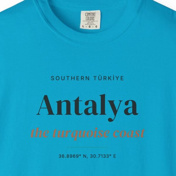 Antalya Turquoise Coast Editorial Tee