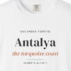 Antalya Turquoise Coast Editorial Tee