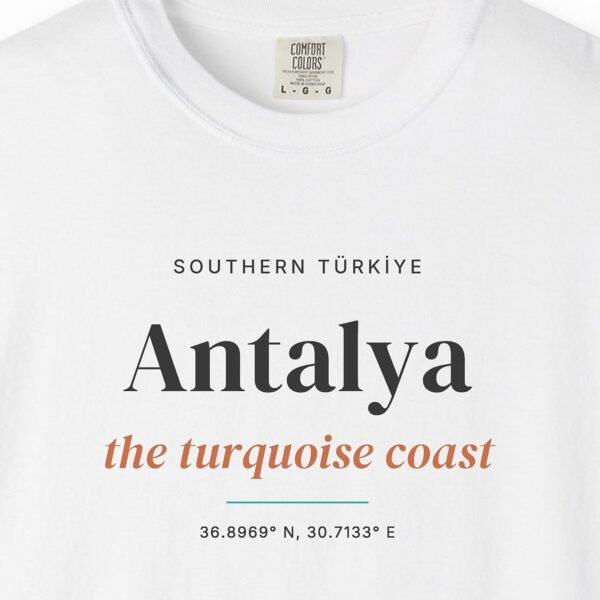 Antalya Turquoise Coast Editorial Tee