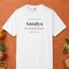 Antalya Turquoise Coast Editorial Tee