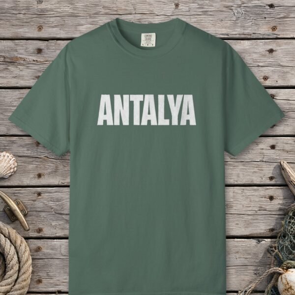 antalya-white-grotesque-night-tee-blue-spruce-front Antalya White Grotesque Night Tee