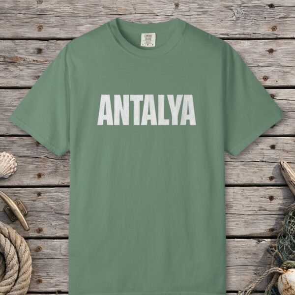 antalya-white-grotesque-night-tee-light-green-front Antalya White Grotesque Night Tee
