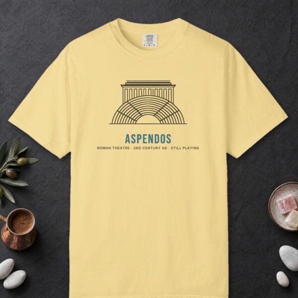 aspendos-tee-butter-front Aspendos Tee