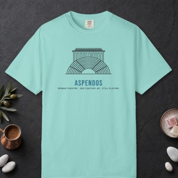 aspendos-tee-chalky-mint-front Aspendos Tee