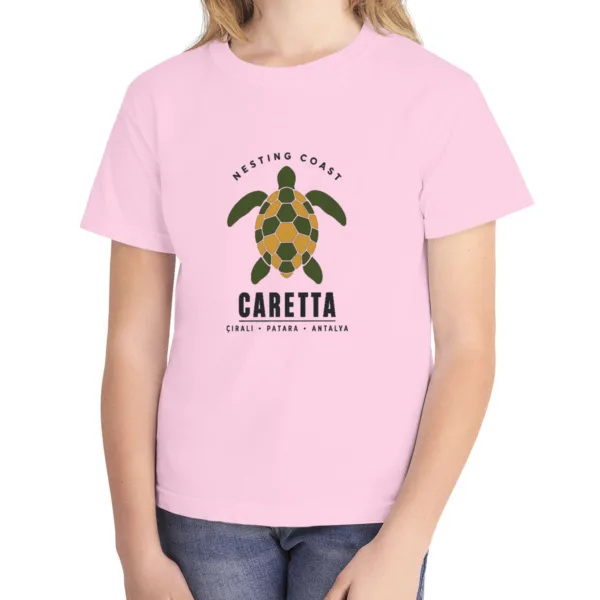 caretta-nesting-coast-day-kids-tee-blossom-front Caretta Nesting Coast Day Kids Tee
