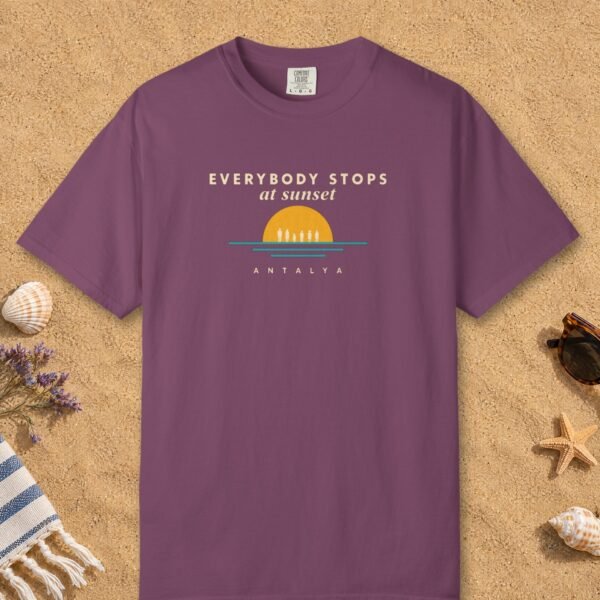 Everybody Stops at Sunset Night Tee