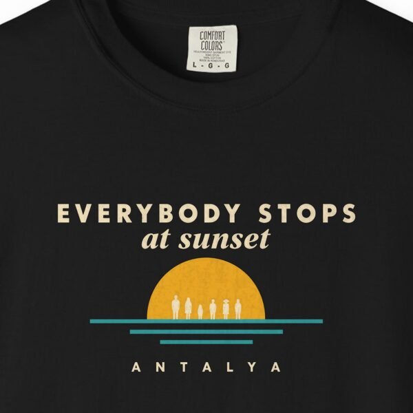 Everybody Stops at Sunset Night Tee