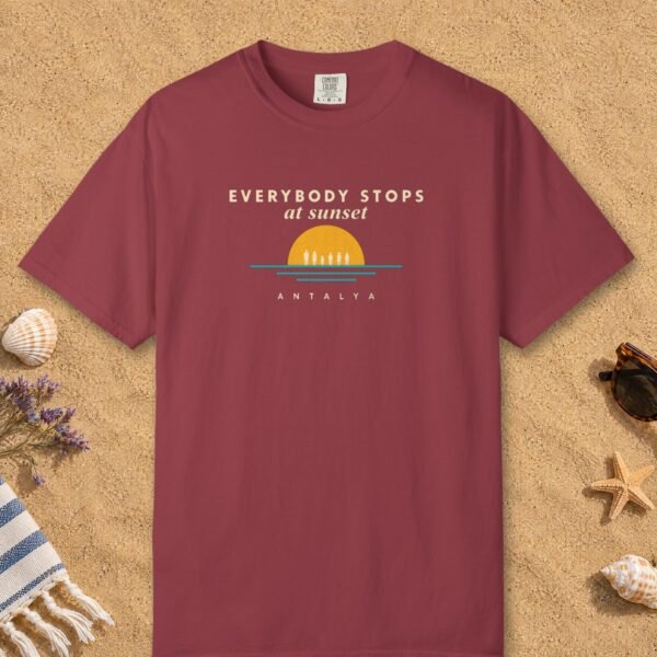 Everybody Stops at Sunset Night Tee