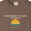 Everybody Stops at Sunset Night Tee