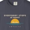 Everybody Stops at Sunset Night Tee