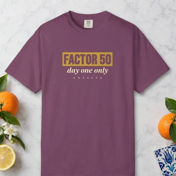 factor-50-tee-berry-front Factor 50 Tee