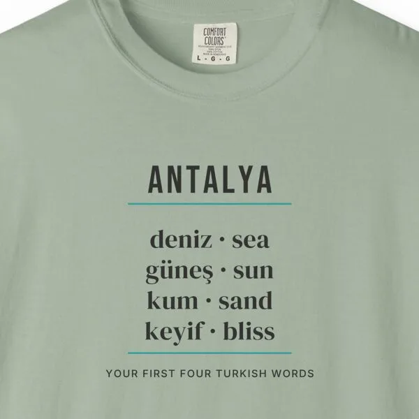 First Four Turkish Words Tee
