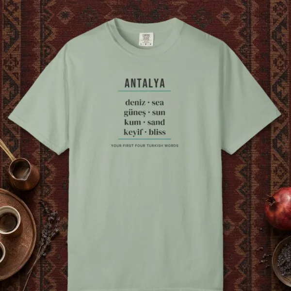 First Four Turkish Words Tee