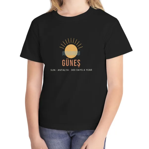 gunes-night-kids-tee-black-front Güneş Night Kids Tee