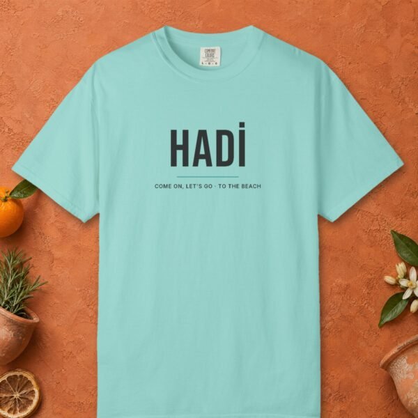 hadi-lets-go-tee-chalky-mint-front Hadi, Let's Go Tee