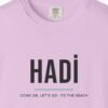 hadi-lets-go-tee-orchid-chest Hadi, Let's Go Tee