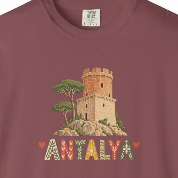 Hıdırlık Tower Letters Night Tee