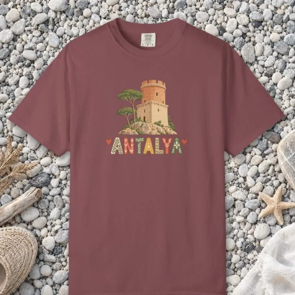 Hıdırlık Tower Letters Night Tee