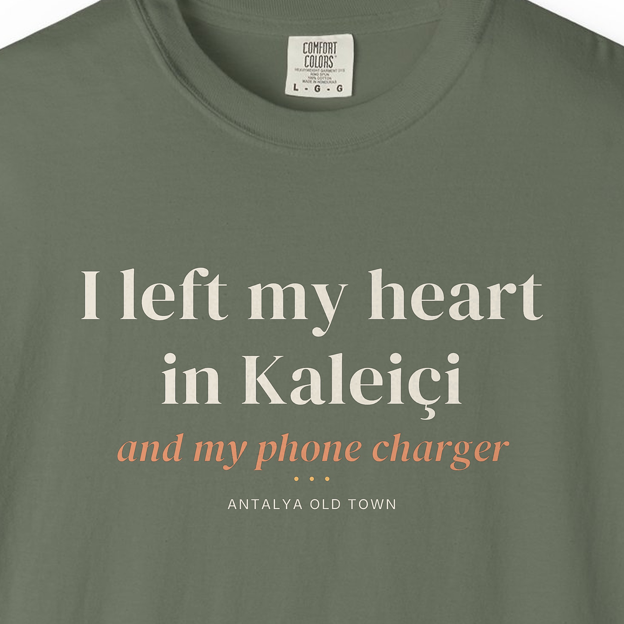 I Left My Heart in Kaleiçi Night Tee