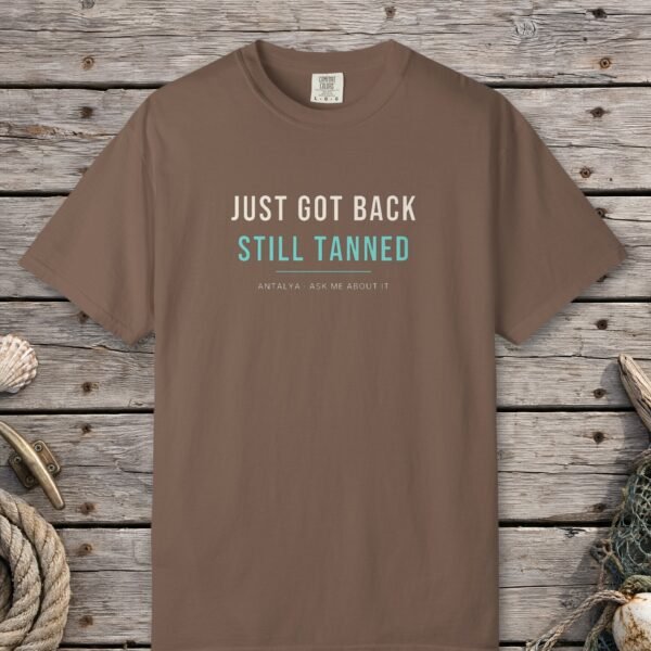 just-got-back-still-tanned-night-tee-espresso-front Just Got Back, Still Tanned Night Tee