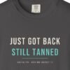 just-got-back-still-tanned-night-tee-graphite-chest Just Got Back, Still Tanned Night Tee