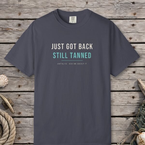 just-got-back-still-tanned-night-tee-navy-front Just Got Back, Still Tanned Night Tee