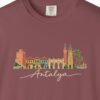 Kaleiçi Skyline Sketch Night Tee
