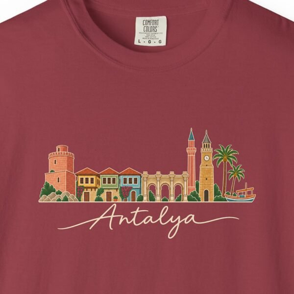 Kaleiçi Skyline Sketch Night Tee