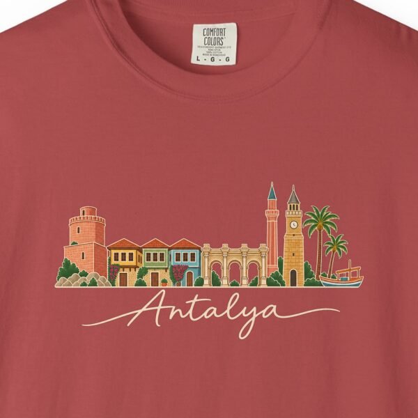 Kaleiçi Skyline Sketch Night Tee