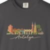 Kaleiçi Skyline Sketch Night Tee