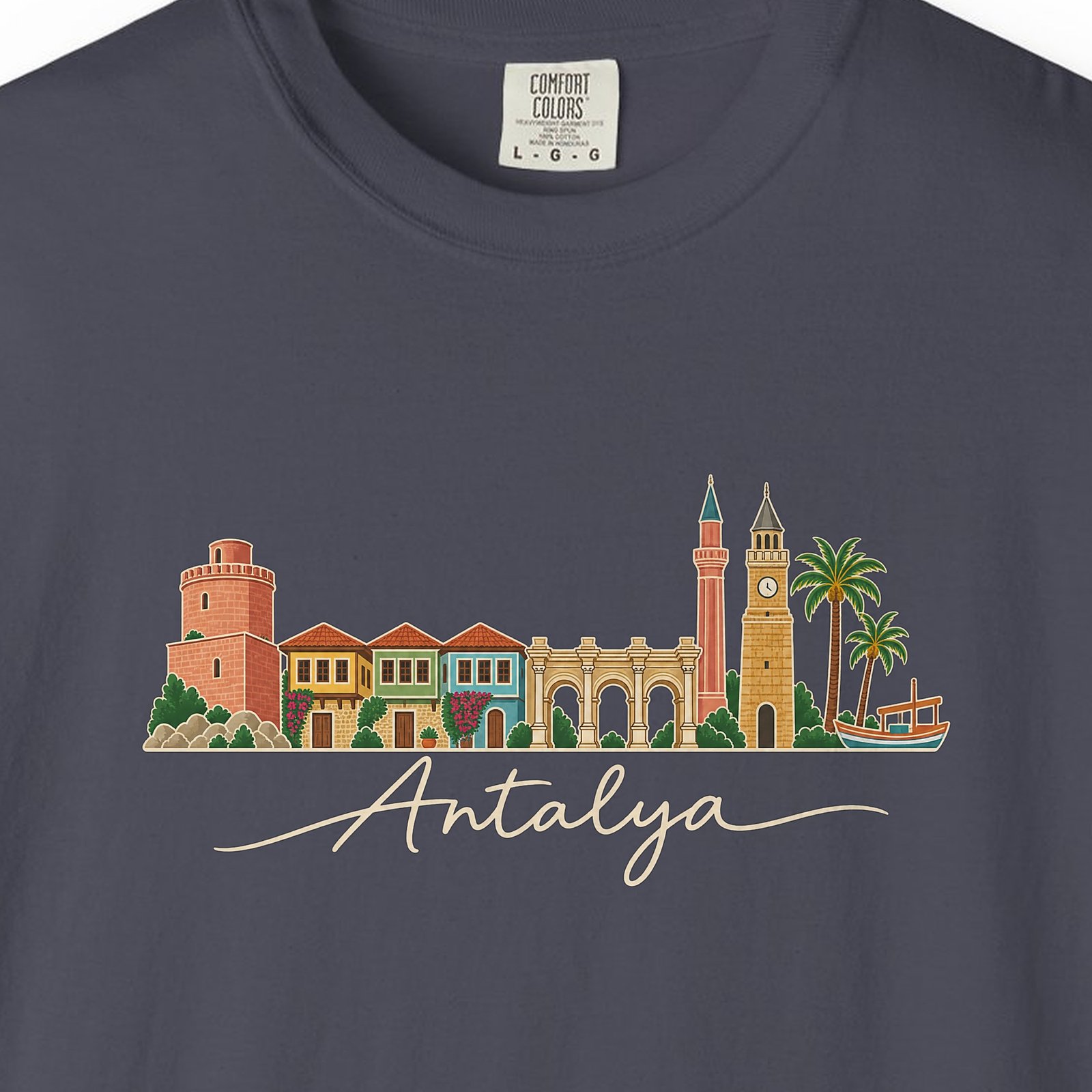 Taurus Mountains Engraving Night Tee
