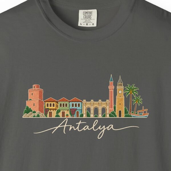 Kaleiçi Skyline Sketch Night Tee