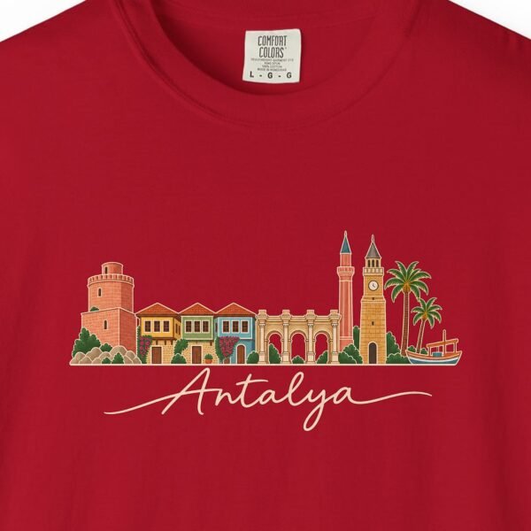 Kaleiçi Skyline Sketch Night Tee