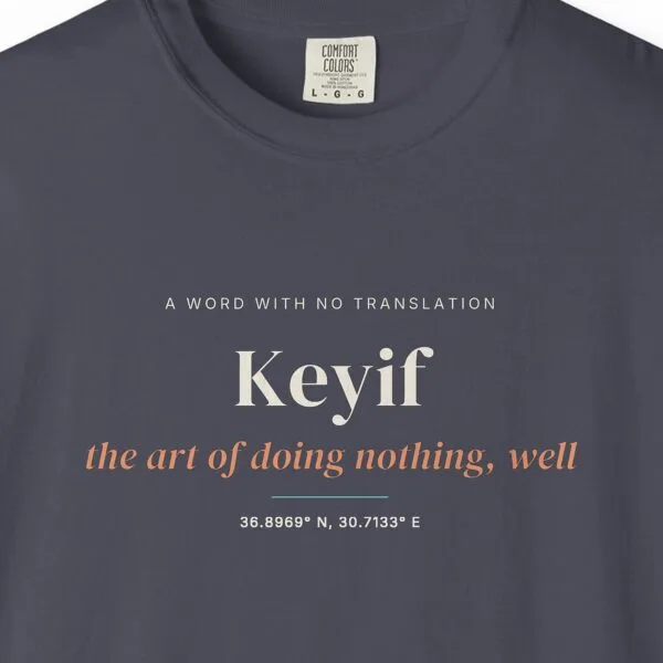 keyif-art-of-doing-nothing-tee-navy-chest Keyif Art of Doing Nothing Tee
