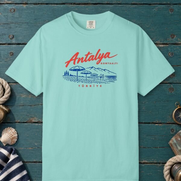 konyaalti-beach-tee-chalky-mint-front Konyaaltı Beach Tee