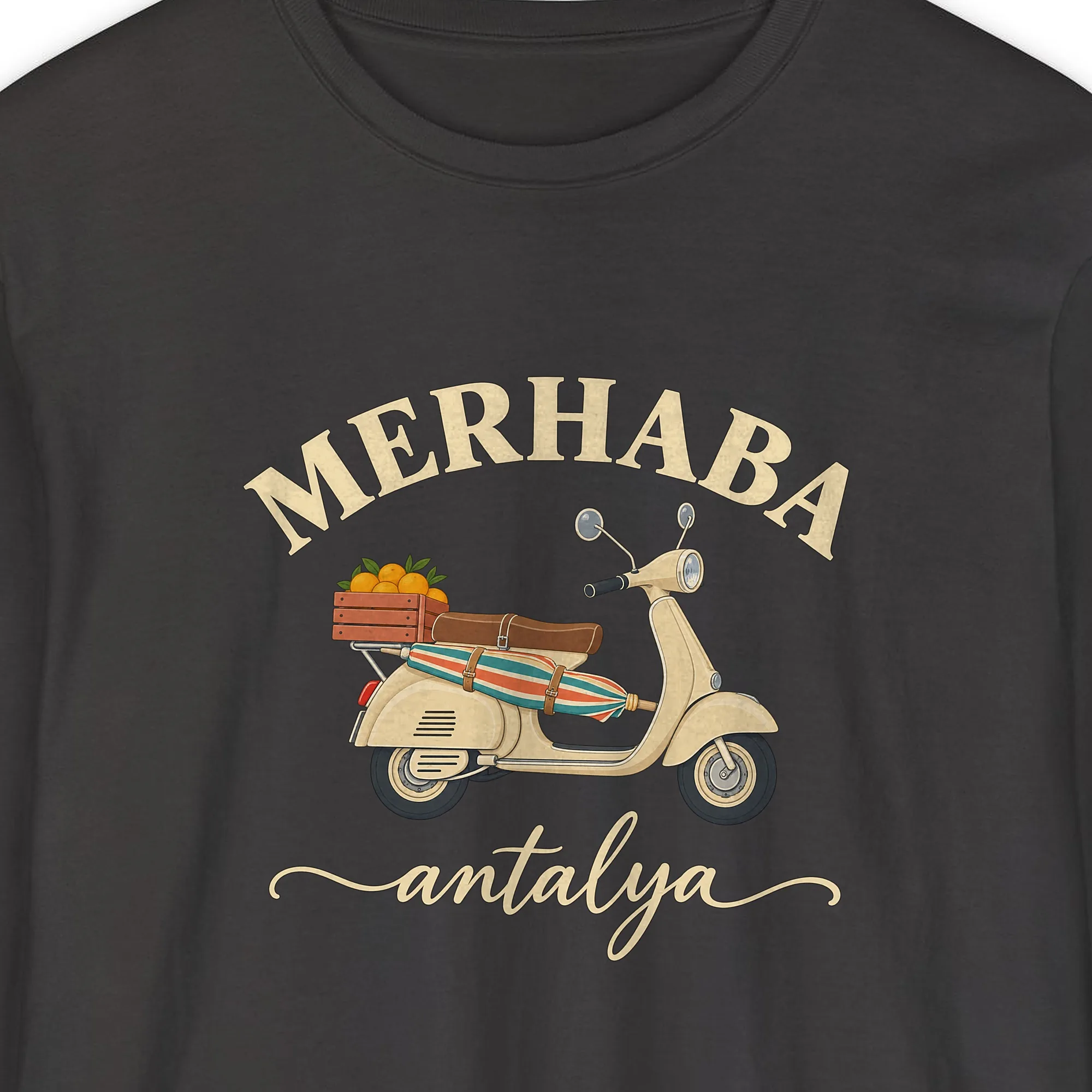 Merhaba Scooter Long Sleeve Tee