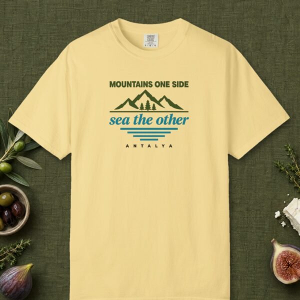 Mountains One Side, Sea the Other Day Tee