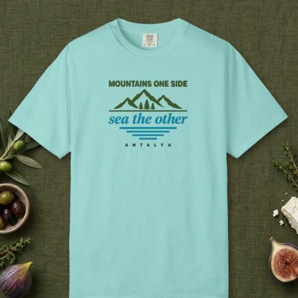 Mountains One Side, Sea the Other Day Tee