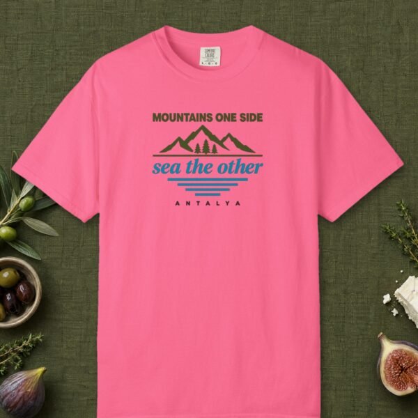 Mountains One Side, Sea the Other Day Tee