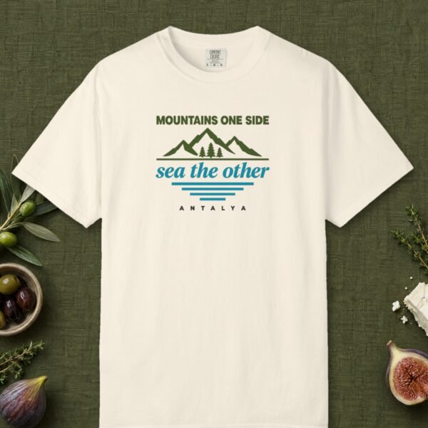 Mountains One Side, Sea the Other Day Tee